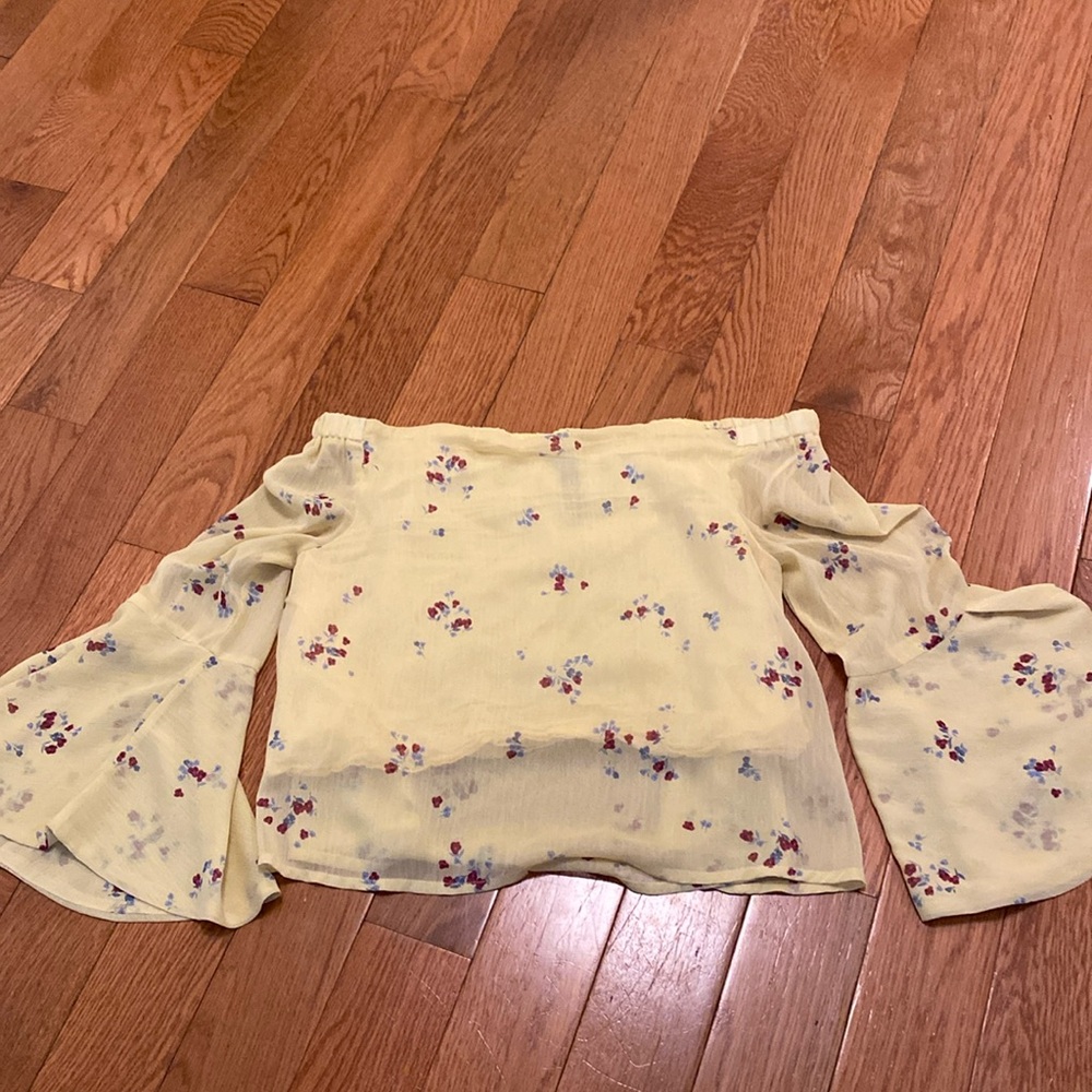 Flowy off the shoulder shirt